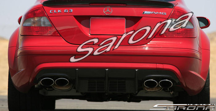 Custom Mercedes CLK Rear Bumper  Coupe (2003 - 2009) - $1290.00 (Part #MB-011-RB)